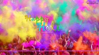 Colourful Holi Wallpaper HD For Desktop