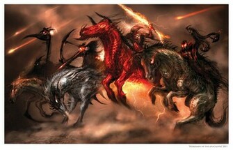 Four Horsemen Of The Apocalypse By Alexruizart