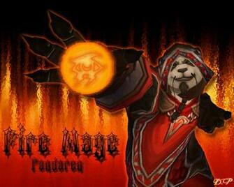 Pandaren Fire Mage By Dragon Paint