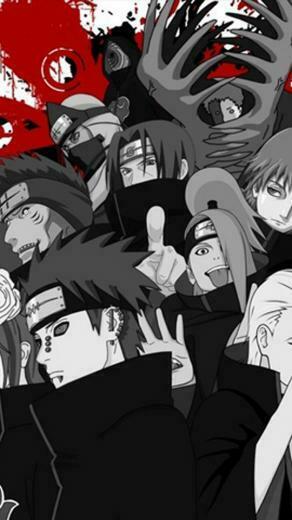 Naruto Akatsuki HD Moto E Wallpaper