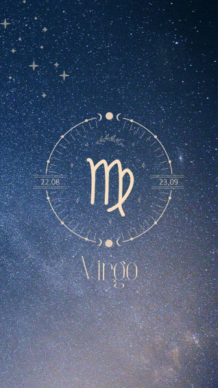 Virgo Zodiac Phone Background Wallpaper
