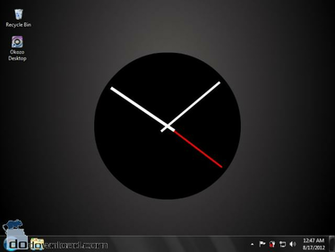 Minimal Clock Wallpaper Image 3d Analog Do