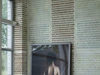 Motif Bathroom Wallpaper Changing Dots Wet System