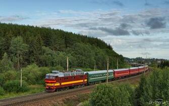 Railway In The Countryside Wallpaper