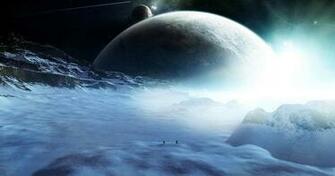 Alien Planet Orbit Space 4k Ultra HD Wallpaper Ololoshenka