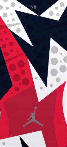 Atif On Football Case Jordan Logo Wallpaper Red Art
