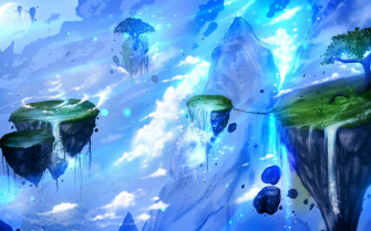 Floating Island Wallpaper