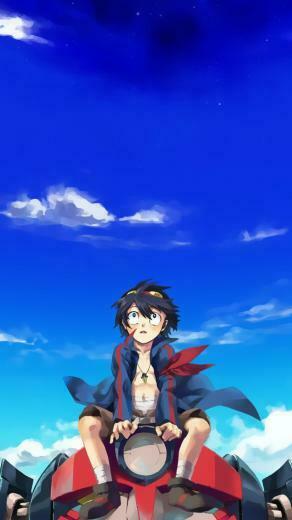 Gurren Lagann iPhone Wallpaper Top