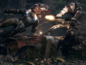 Gears Of War Wallpaper Stock Photos