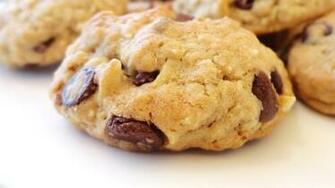 Cartoon Chocolate Chip Cookie Background