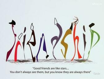 Happy Friendship Day Greetings Colorful Quote HD Wallpaper