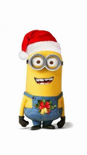 Minions Christmas Wallpaper iPhone