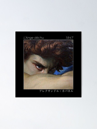 L Ange D Chu Fallen Angel Alexandre Cabanel Poster By
