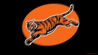 Cincinnati Bengals Football Team Tiger Logo Wallpaper Click Thumbnail