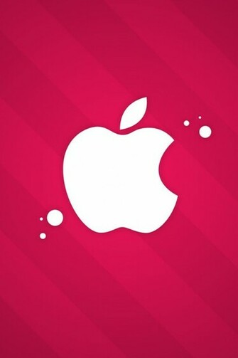 Background Wallpaper Pretty Pink Apples Logo Neon