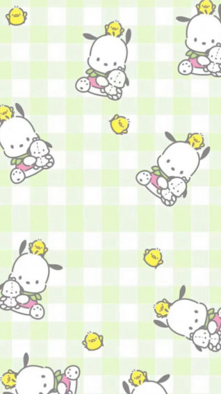 Lisa Mcgovern On Pochacco Hello Kitty Background