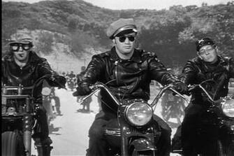 The Movie Starts As Johnny Played By Marlon Brando Leads Black
