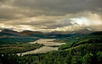 Britain Scotland Loch Garry Computer Wallpaper Desktop Background