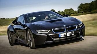 Bmw I8 Black HD Resolutions Wallpaper