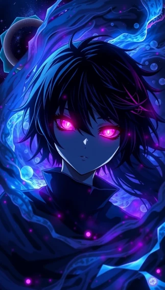 Dark Anime Icons Wallpaper