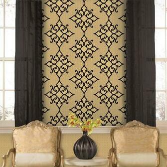 Fashions Dl3060 Decadence Sebastian Crepe Moroccan Medallion Wallpaper