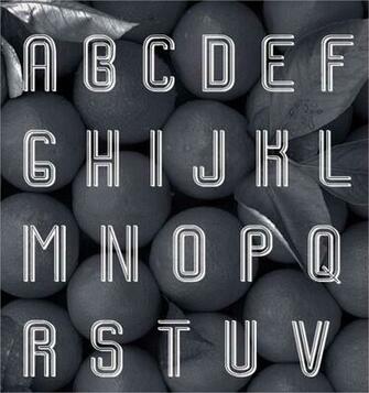 This Highly Popular Line 3d Font Are Outlines Where Each Alphabet