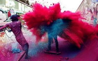 Paint Explosion HD Widescreen Wallpaper Pictures