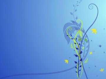 Blue Flower Abstract Wallpaper HD