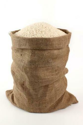 Rice Sack Of On A White Background Sponsored
