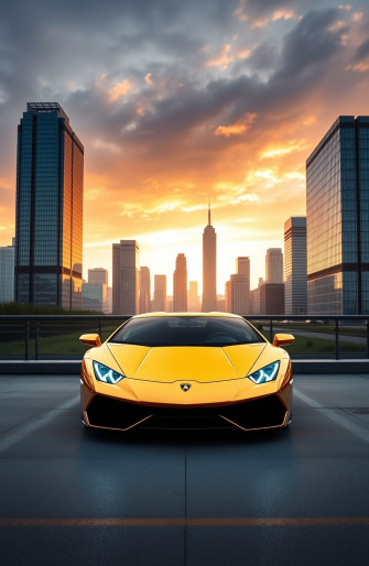Gold Lamborghini Wallpaper