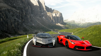 La Ferrari E Lamborghini Veneno Scapes Photos By Delirious K