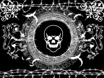 Image Gothic Skull Desktop Background