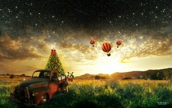 Christmas Scenery Exclusive HD Wallpaper