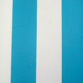 Mood Living Wide Stripe Turquoise And White Wallpaper