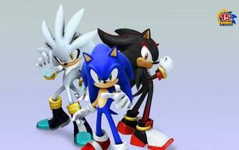 Wallpaper Sonic The Hedgehog Sega Silver