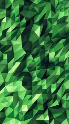 Mobile Wallpaper Emerald Green 3d iPhone