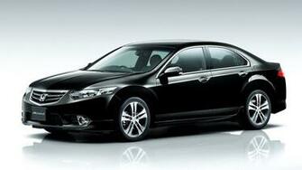 Wallpaper Honda Accord Black Car HD Background