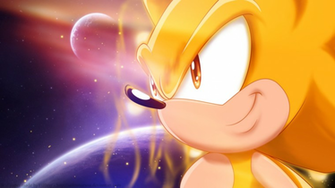 Super Sonic Wallpaper By Selinmarsou
