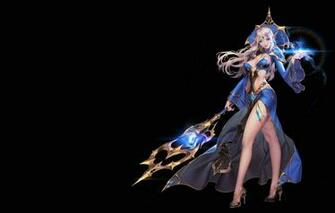 Wallpaper Girl Magic Fantasy Art Staff Elf Lovecacao