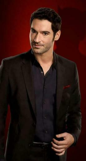 Tom Ellis Lucifer Wallpaper Morningstar Black Suit