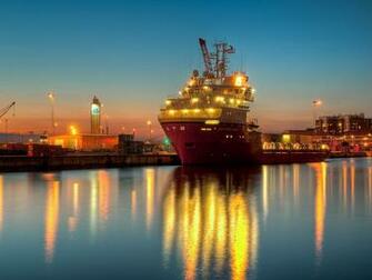 Esbjerg Harbour Denmark Desktop Wallpaper Pre Wallcaper Net