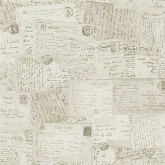 Ideco Home Postcards Wallpaper Pob Beige I Want