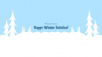 Happy Winter Solstice Wallpaper
