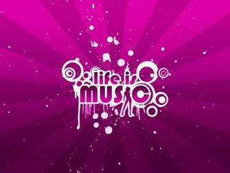 Life Is Music Pink Wallpaper And Dance