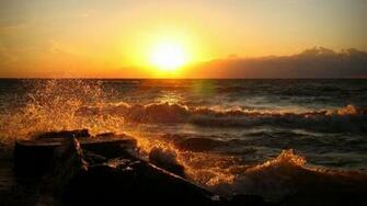Ocean Sunset Wallpaper