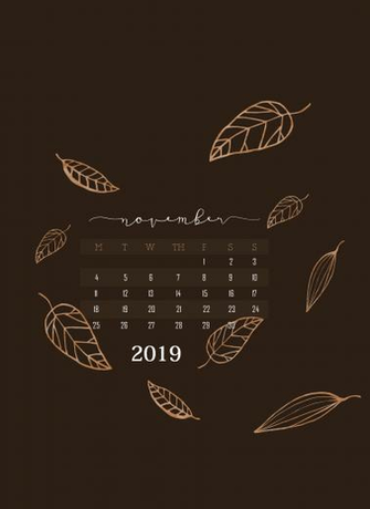 iPhone November Wallpaper Calendar