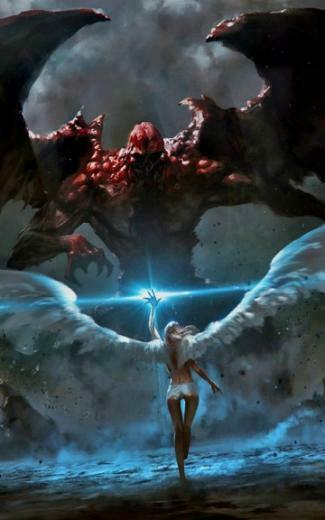 Angel Vs Demon Battle Android Wallpaper