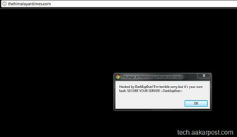 Hackers Have Left Their Message With Background Music On Tht Home