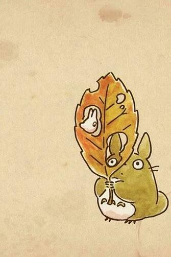 Cute Totoro Phone Wallpaper iPhone