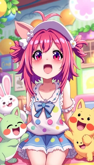 Funny Anime Girl Wallpaper